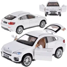 auto-metalowe-bmw-x6-model-skala-1-32-bialy-suv-swiatlo-dzwiek-za4606