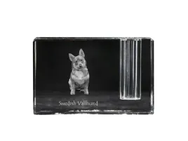 szwedzki-vallhund-szwedzki-szpic-owczarski-stojak-na-dlugopis-krysztalo
