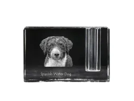 hiszpanski-pies-wodny-stojak-na-dlugopis-krysztalowy-organizer-ze-zdjeci