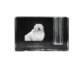 coton-de-tulear-stojak-na-dlugopis-krysztalowy-organizer-ze-zdjeciem-psa