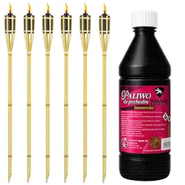 pochodnia-bambusowa-6-sztuk-x-90-cm-olej-na-komary-1l-komar-nie-siada