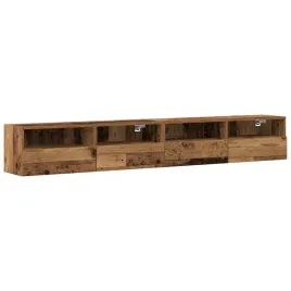 szafka-pod-telewizor-2-szt-stare-drewno-100-x-30-x-30-cm