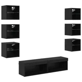 szafka-pod-telewizor-ze-led-lights-8-szt-czarny-dab-szklo