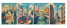 brulion-a5-96k-kratka-z-margines-retro-city-5szt