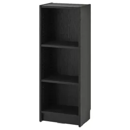 ikea-billy-regal-czarny-imitacja-debu-40x28x106-cm