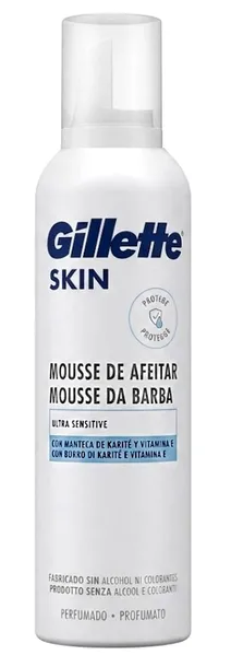 Gillette Pianka Do Golenia z Wit.E i Masłem Shea Ultra Sensitive 240ml
