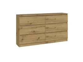 komoda-140-nowoczesna-6-szuflad-dab-artisan