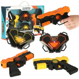 pistolet-laserowy-dla-dzieci-paintball-na-podczerwien-tarcza-zestaw-2-sztuk