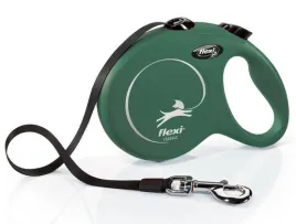 flexi-new-classic-smycz-tasma-l-5m-oliwkowa