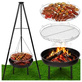 grill-weglowy-palenisko-na-trojnogu-ruszt-ogniskowy-ogrodowy-wiszacy-151cm