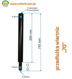 przedluzka-wiertla-wiertnicy-kasei-mastercut-70cm-fi20
