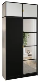 szafa-lumi-105-2d-bialy-czarny-z-lustrem-eden-uchwyt-zl-z-nadst