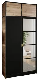 szafa-lumi-105-2d-dab-c-czarny-z-lustrem-eden-uchwyt-zl-z-nadst