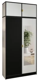 szafa-lumi-105-2d-bialy-czarny-z-lustrem-dior-uchwyt-zl-z-nadst