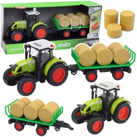 traktor-farmerski-rolniczy-przyczepa-bale-siana-zielony-1-16-lean-toys