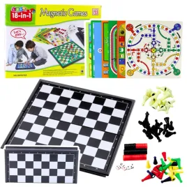 zestaw-gier-rodzinnych-18w1-szachy-magnetyczna-szachownica-lean-toys-edu