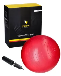 pilka-gimnastyczna-z-pompka-czerwona-55-cm-yellowgym-ball-pilka-do-cwiczen