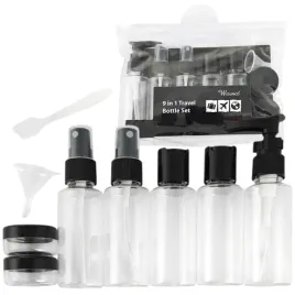 ecarla-zestaw-pojemnikow-i-akcesoriow-podroznych-9-w-1-czarne