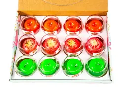 ozdobna-swieczka-szklana-podstawka-owoce-rozne-kolory-zestaw-12szt