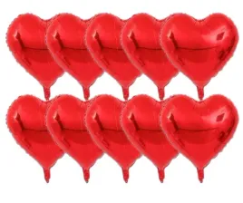 balon-foliowy-serce-45cm-walentynki-dzien-kobiet-rozne-kolory-zestaw-10szt