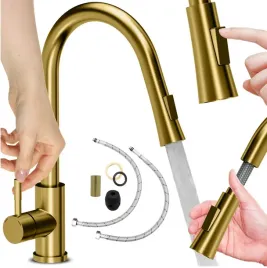 zlota-bateria-kuchenna-z-wyciagana-wylewka-i-prysznicem-kran-do-kuchni-2w1