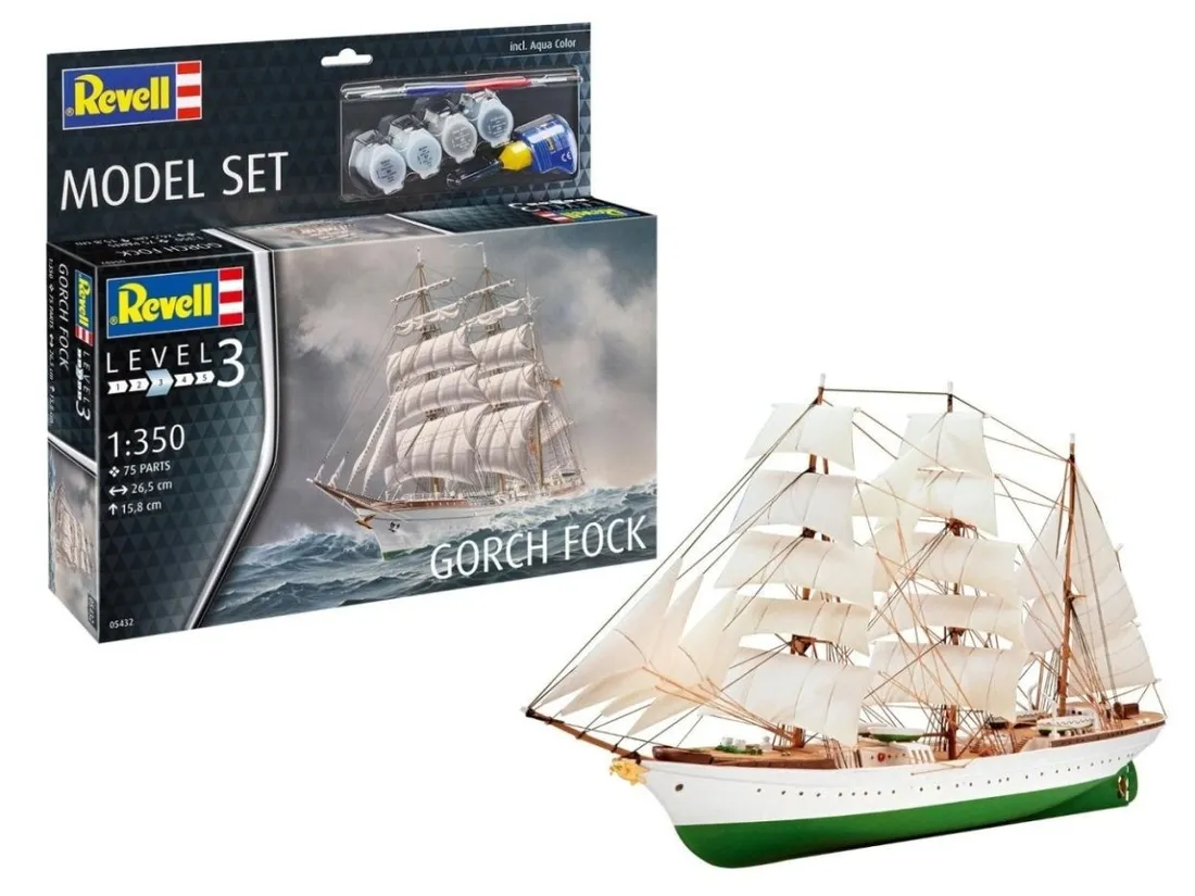 model-set-gorch-fock