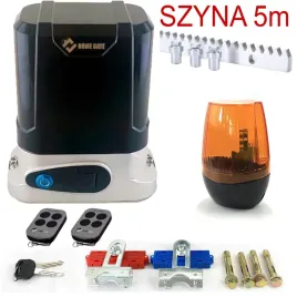 naped-do-bramy-przesuwnej-800kg-lampa-led-szyna-5m-2-piloty