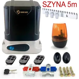 naped-do-bramy-przesuwnej-800kg-ir-lampa-led-szyna-5m-3-piloty