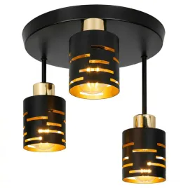 lampa-sufitowa-wiszaca-kinkiet-zyrandol-led-3x-e27-oprawa-loft-czarna-zlota