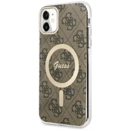 guess-guhmn61h4stw-iphone-11-6-1-brazowy-brown-hardcase-4g-magsafe