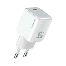 usams-lad-siec-1xusb-c-pd30w-3a-only-head-pd3-0-fast-charging-bialy-whit