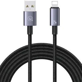 usams-kabel-usb-na-lightning-24a-12mfast-charging-stalowy-tarnish-sj667us