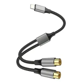 kabel-4smarts-przewod-audio-usb-c-type-c-do-2x-chinch-4smarts-aux-20cm