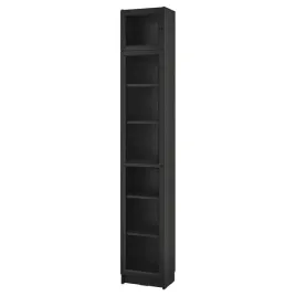 ikea-billy-oxberg-regal-z-drzwiami-czarny-imit-debu-40x30x237-cm