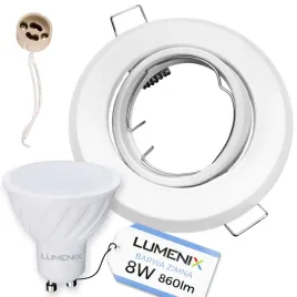 zestaw-oprawa-halogenowa-biala-okragla-zarowka-gu10-led-8w-zimna