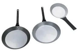 2x-patelnia-stalowa-17-cm-spinwar-cyganska-kowbojska-weglowa-polska