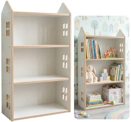 Regał na zabawki książki półka biblioteczka organizer