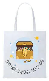 dla-taksowkarza-na-prezent-torba-eco-biala-shopper-z-nadrukiem-ze-zdjeciem