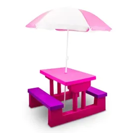 stolik-ogrodowy-dla-dzieci-lawka-parasol-rozowy