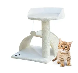drapak-dla-kota-legowisko-budka-bialo-bezowy-43cm