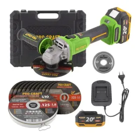 procraft-pwa220-szlifierka-20v-125mm-nakretka-szybkomocujaca-10-tarcz