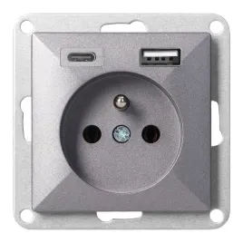 gniazdo-podtynkowe-pojedyncze-2p-e-z-ladowarka-usb-a-c-pearl-16-a-250-v