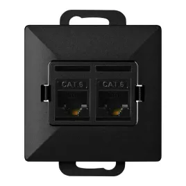 gniazdo-podwojne-tel-komp-rj-45-cat5-pearl-rj45-5cat-p2-czarny