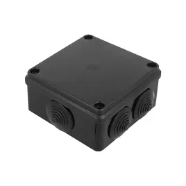 puszka-hermetyczna-100x100x50-6-dlawikow-odporna-na-uv-czarna-ip65