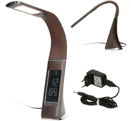 dolomit-led-5w-lampka-biurkowa-z-budzikiem-300lm-4000k-brazowa