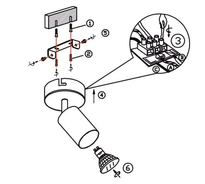 oprawa-scien-sufit-doa-sp-1-gu10-max-50wbiala-stan-nowy