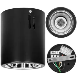 korin-10-downlight-max-60w-e27czarna