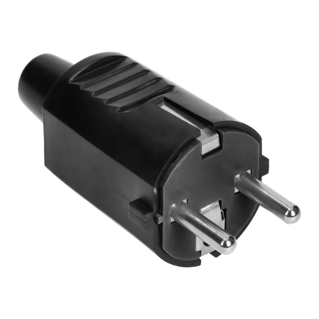 wtyczka-2p-z-uni-schuko-czarny-stan-nowy
