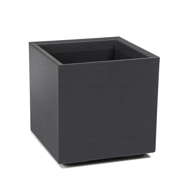 Doniczka na kółkach KARO ECO RECYCL 40x40 ANTRACYT