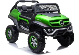 auto-na-akumulator-mercedes-unimog-zielony